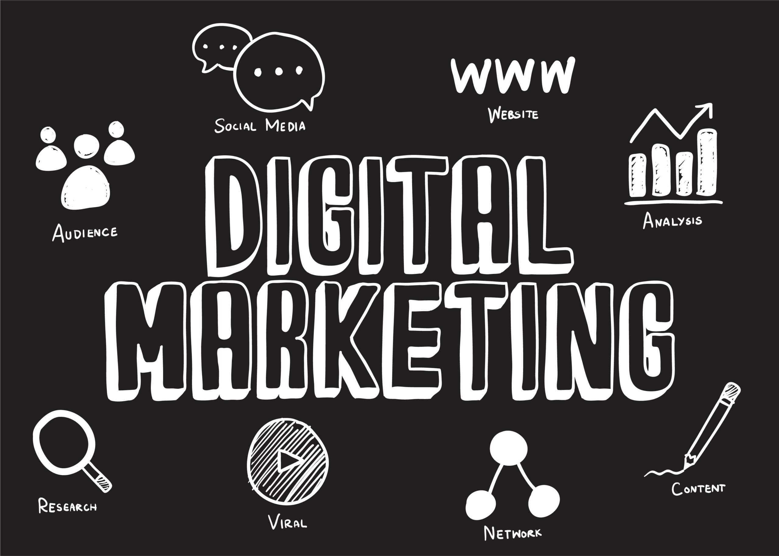Digital marketing illustration Search engine optimisation