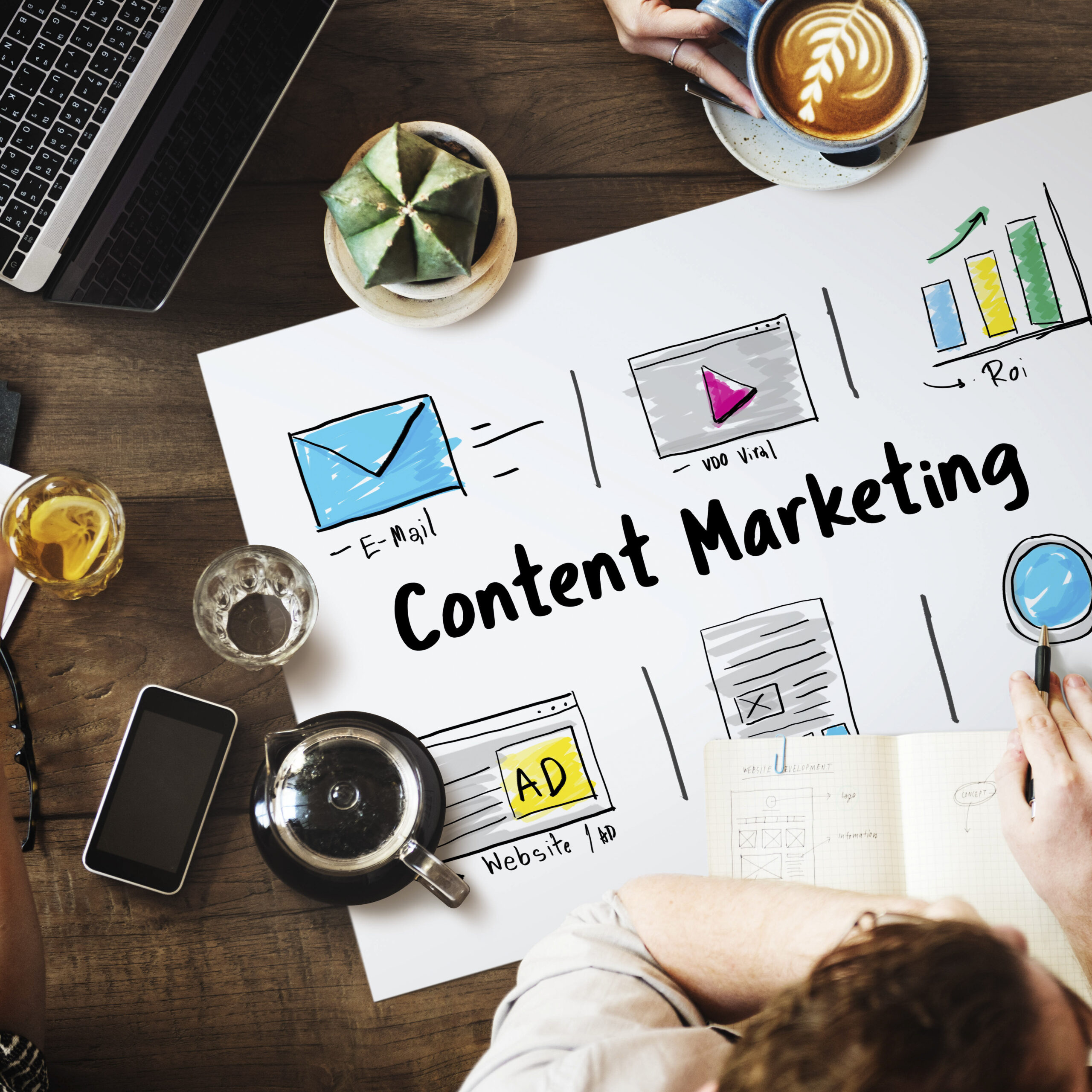Online Strategy Media Marketing Icons web design